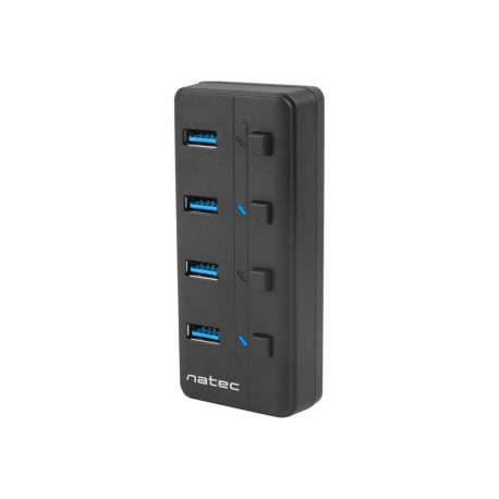 Natec | 4 Port Hub With USB 3.0 | Mantis NHU-1557 | Black