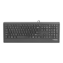 Natec Keyboard, Barracuda, US Layout, Slim | Natec | Keyboard | Barracuda | Standard | Wired | US | 