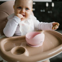 Babyono silicone suction bowl pink 1481/02