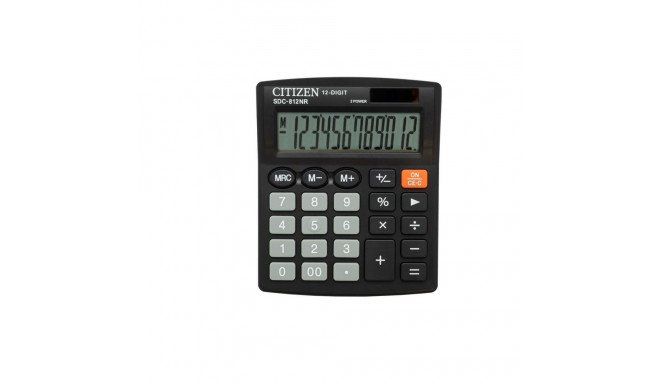 Calculator Citizen SDC-812NR Black