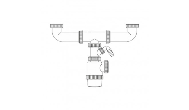 Washbasin Siphon Mirtak PVC