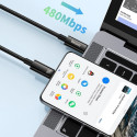 Baseus CAWJ040001 USB-C - USB-C kabel 240W 480Mb/s 1m - černý