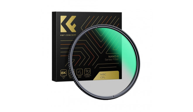 K&F Concept Nano-X CPL circular polarizing filter - 67 mm