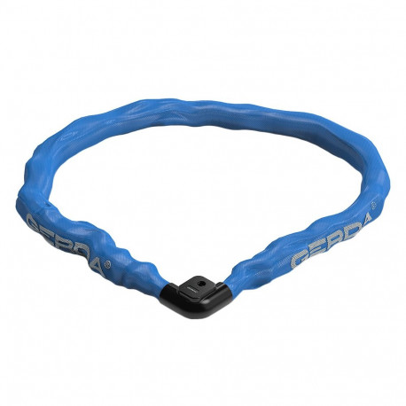 Zapięcie rowerowe Gerda linka pancerna Armored Flex niebieskie 1500/22