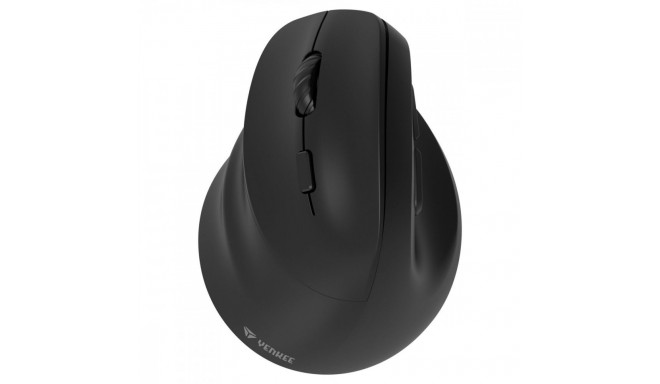 Ergonomic left-handed wireless mouse, Dual WL+BT battery