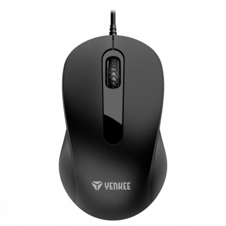 Ambidextrous USB Wired Optical Mouse - 1000 DPI, 3-Button Design