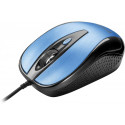 USB wired mouse, 4 buttons, optical, symmetrical, Blue