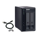 QNAP TR-002 2 Bay USB Type-C Direct Attached Storage with Hardware RAID