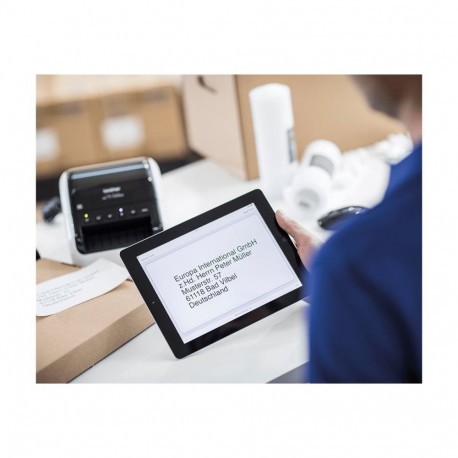 Brother QL-1110NWBC mono termiline sildiprinter Wi-Fi valge/must