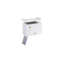 Adler | AD 3223 | Toaster | Power 750 W | Number of slots 2 | Housing material Plastic | White