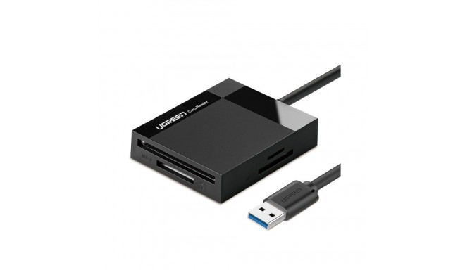 Ugreen USB 3.0 SD | micro SD | CF | MS card reader black (CR125 30333)