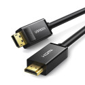 DisplayPort - HDMI kabel Ugreen DP101 4K 3m - černý