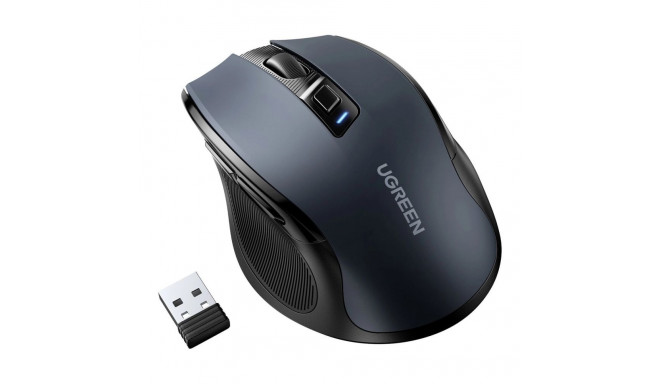 Ugreen MU006 wireless optical mouse USB 2.4GHz / Bluetooth 5.0 4000 DPI - black