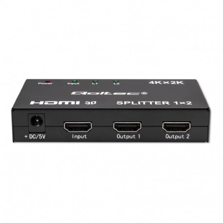 QOLTEC aktiivne HDMI-jaotur 51796 2 x HDMI 4K x 2K / 3.4Gb/s