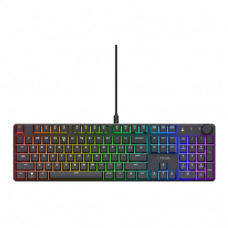 Trust GXT 866 TORIX keyboard Gaming USB QWERTY US International Black