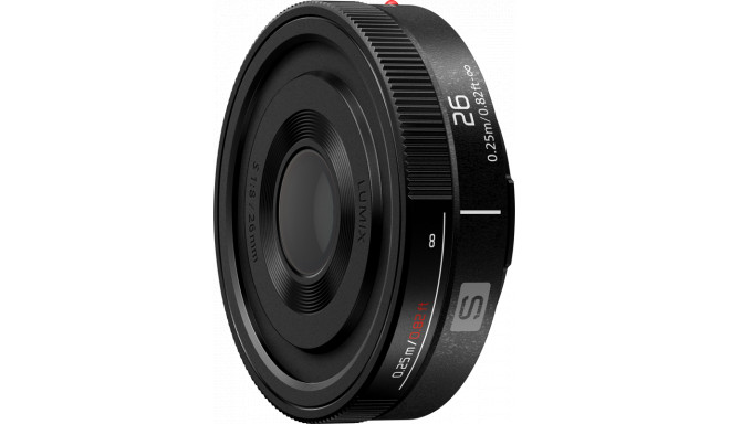 Panasonic Lumix S 26mm f/8 Pancake (MF) lens