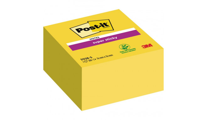 Notepad 76x76mm POST-IT SS 2028-S yellow 350 sheets