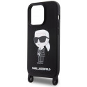 Karl Lagerfeld case Crossbody Silicone Ikonik Apple iPhone 15 Pro Max