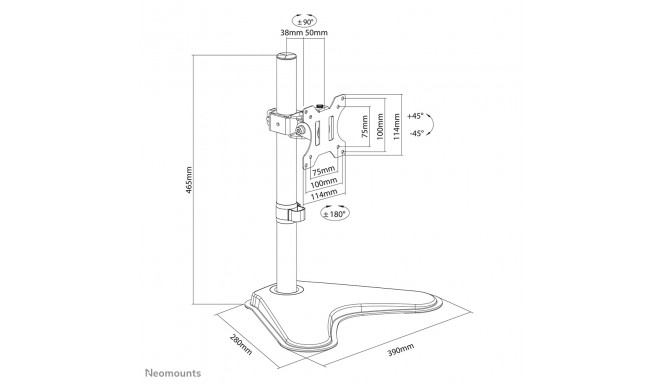 Neomounts FPMA-D550S must