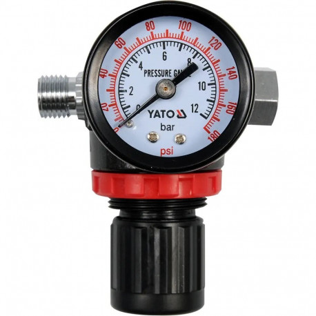 Yato YT-2381 pressure reducing valve with manometer, G1/4, 1.2 MPa, GRE series
