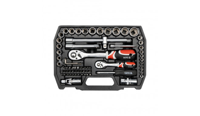 Otsikute komplekt, 1/2"; , 1/4"; (72 tk.) YT-38782 YATO
