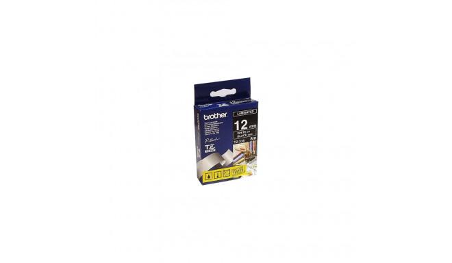 Markeerimislint 12mm valge kiri mustal (8m)