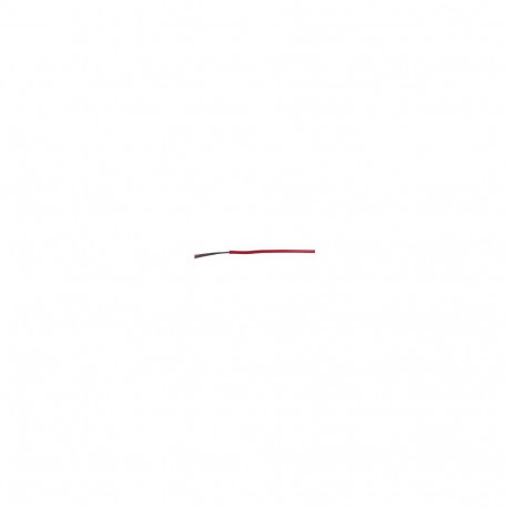 Hook up wire 0.50mm², Red 500V PVC ø1.90mm, Cu, 100m/reel