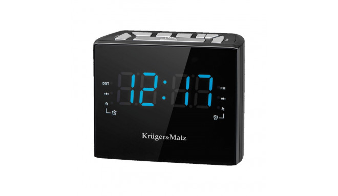 Kruger&Matz KM0821 AM/FM Radio Alarm Clock 220V / 2x AAA