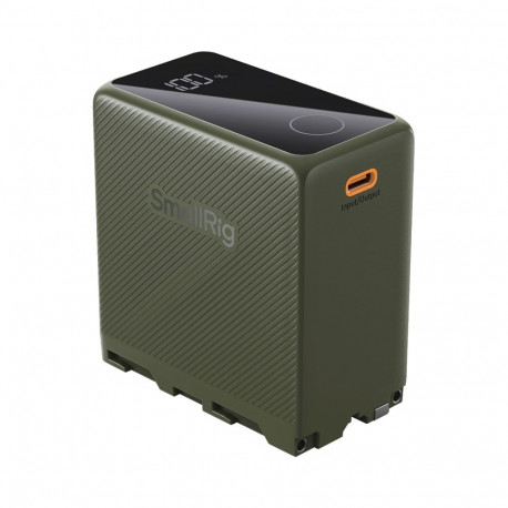 SmallRig kaamera aku 4577 NP-F970 USB-C laetav, roheline