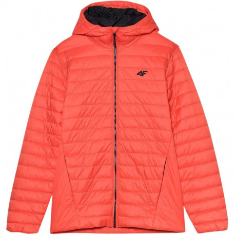 4F meeste tepitud jope 4FSS23TDJAM085 70S S, oranž