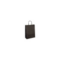 Evelatus - Paper Bags With Twisted Handles 22x10x31cm Black