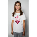 Dinamo - CHILDREN'S T-SHIRT 8Y «DINAMO» WITH RED METALLIC PRINTING White