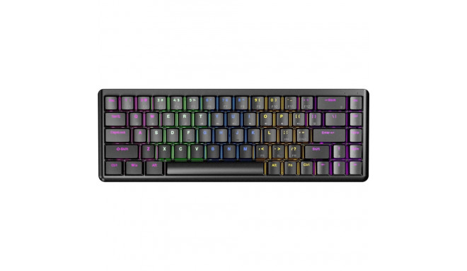 Rampage Low Profile REBEL Red switch keyboard (REBEL-BLACK)