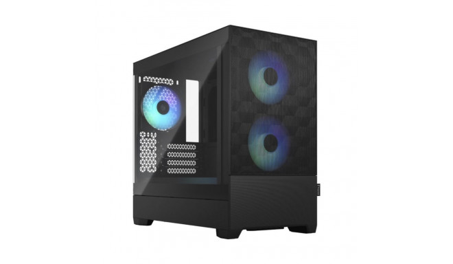 Fractal Design Pop Mini Air RGB must TG Mini-ITX korpus aknaga, must