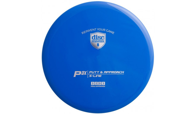 Discgolf DISCMANIA Putter S-LINE P3X blue 3/2/0/3