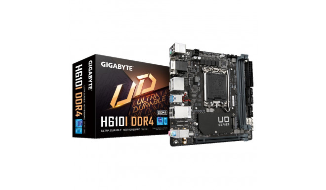 Gigabyte H610I Intel protsessoripere LGA1700 protsessoripesa DDR5 DIMM toetatud kõvaketta liidesed M