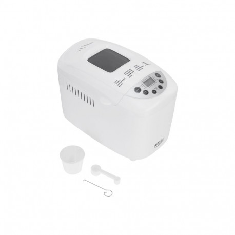 Adler | Leivaküpsetaja | AD 6019 | Võimsus 850 W | Programmide arv 15 | LCD ekraan | Valge