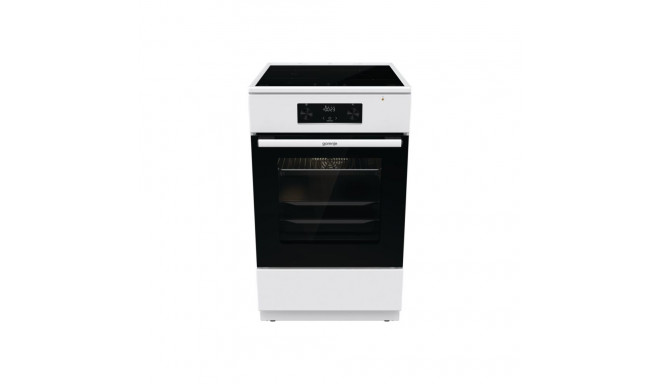 Gorenje pliit GEIT5C60WPG, pliidiplaat induktsioon, ahi elektriline, valge, laius 50 cm, grillimise 