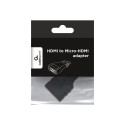 Gembird | Black | HDMI | micro HDMI | HDMI to Micro-HDMI adapter