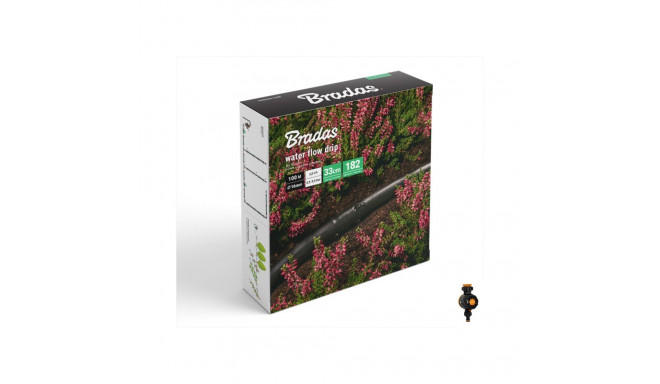 Komplekt koos WATER FLOW DRIP voolikuga - 100m koos taimeriga