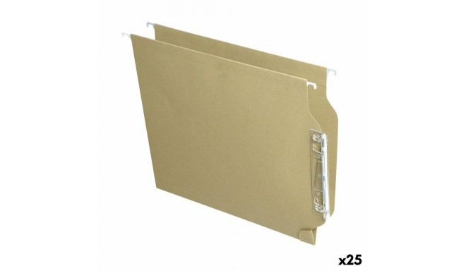 Hanging folder FADE Nimesilt Vaatur Läbipaistev Pruun A4 Kartong (25 Ühikut)