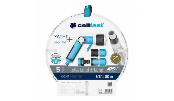 Hose with accessories kit Cellfast Yacht PVC 20 m Ø 12,5 mm Extendable