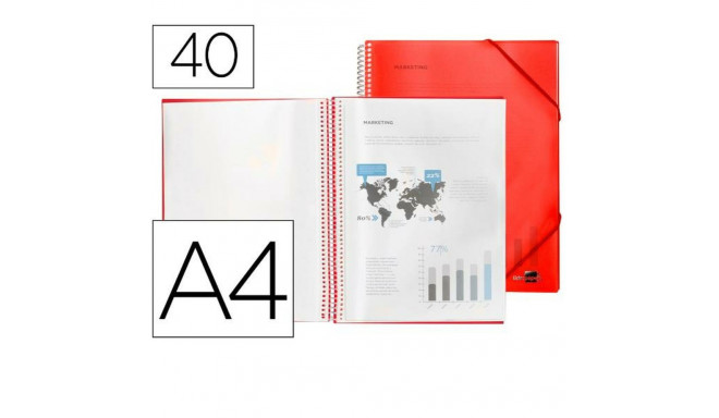 Folder Liderpapel EC14 Red A4