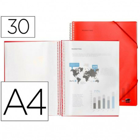 Kaust Liderpapel EC10 Punane A4