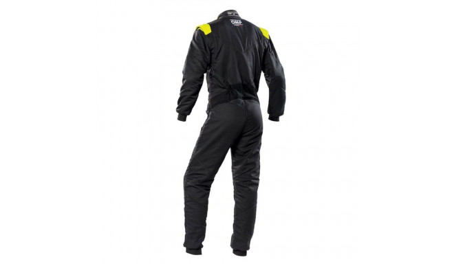 Racing jumpsuit OMP FIRST-S Black/Yellow 46 Standardised by FIA