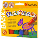 Tahke tempera Playcolor Basic One Mitmevärviline (24 Ühikut)