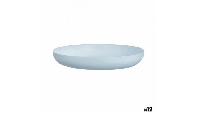 Deep Plate Luminarc Diwali Paradise Blue Glass 29 cm (12 Units)