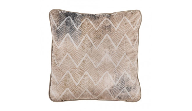 Cushion Beige Geometric 45 x 45 cm Squared