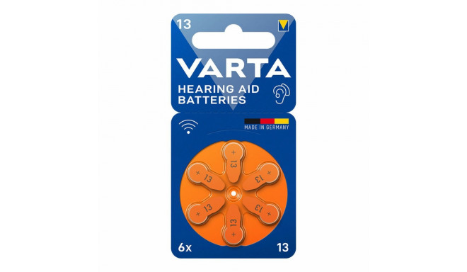 Батарея для слухового аппарата Varta Hearing Aid 13 6 штук