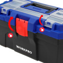 Tööriistakast Workpro PVC Plastmass 41 x 23 x 20,5 cm